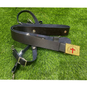 Épée maçonnique avec ornements en acier noir et argent, poignée en métal, prix bas, service de personnalisation, épée maçonnique - Product Image 6