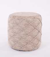Pouf en jute fait à la main pouf repose-pieds rond tissé sièges de sol pour salon et chambre décor