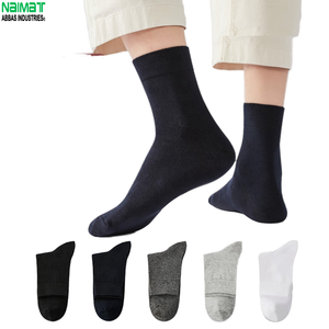 Naimat Men's Ankle <b>Socks</b> 100% Cotton Breathable Solid Color Daily Wear Knitted Standard <b>Thickness</b> Spring Season - Product Image 5