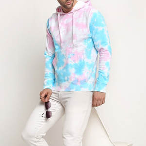 Street Wear Offre Spéciale Tie Dye Basics Sweats à capuche en coton mélangé Tie Dye Hoodies Matériau durable Tie Dye Hoodies - Product Image 5