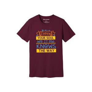 เสื้อยืดผ้าฝ้าย 100% พิมพ์ลายธีมความเมตตา น้ำหนัก 160-180 GSM มี 12 สีให้เลือก  รับออกแบบลายและตำแหน่งได้ตามต้องการ - Product Image 5
