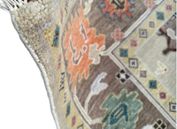 Antique Look Abstract Moroccan Wool Hand Knotted Super Kazak Rugs 8x14 9x12 Multi Color Eco-Friendly Anti-Slip Low Pile Home
