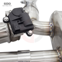 Système d'échappement Catback Valvetronic en acier inoxydable SDO pour BMW M5 F90 V8 4.4T 2018-2023, embouts bleus plaqués avec silencieux