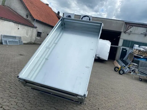 Remolque basculante eléctrico hidráulico de alta calidad, nuevo remolque basculante trasero 2500 para trabajos de paisajismo con bomba eléctrica en venta - Product Image 2