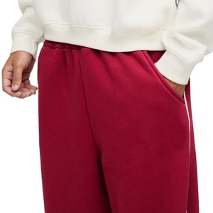 Customized Logo <b>Men's</b> Side Striped Baggy <b>Loose</b> Fit Sweatpants Outdoor Casual Flared Pants <b>Loose</b> Fit Oversize Stacked <b>Trousers</b> - Product Image 2