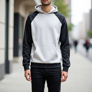 Sublimación Oversize Drop Shoulder Hoodie Hombres Casual Manga larga 400 GSM Heavy Fleece Pullover Hoodie Hombres - Product Image 2