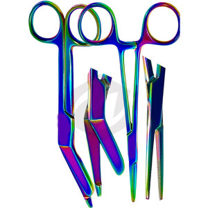 Đa Titan Cầu Vồng Màu Lister Băng Kéo 5.5 Inch + Thẳng Hemostat Kẹp 5.5 Inch Medic Cụ - Product Image 3