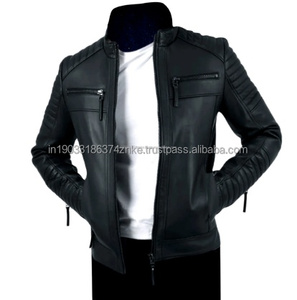 Logo personnalisé Brand New Man Real Sheepskin Coat Jacket Vestes en cuir de mouton véritable Manteaux chauds d'hiver Outwear - Product Image 1