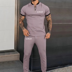 Ropa de calle desgastada Unisex, conjunto de 2 piezas, Camiseta y pantalón de verano - Product Image 2