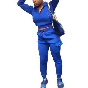 Trajes de chándal estampados para mujer de alta calidad Ropa deportiva de invierno con tela elástica para correr y actividades de atletismo - Product Image 1