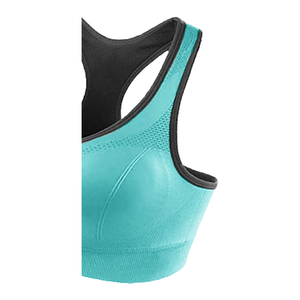 Sujetador Deportivo de Yoga para Mujer, Simple, Sólido, de Alta Sujeción, con Logotipo Frontal, Secado Rápido y Tejido Transpirable Ecológico - Product Image 5