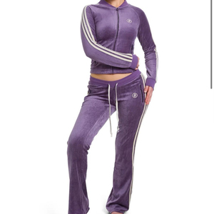 Chándal para hombre, chándal deportivo de terciopelo de lujo, chándal informal cálido de invierno de dos piezas, sudadera con capucha y cremallera, pantalones, ropa de moda - Product Image 3