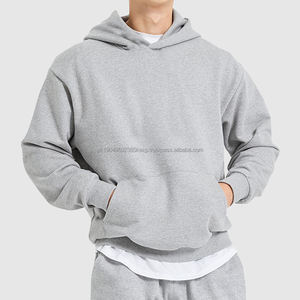 High Quality <b>Bulk</b> Winter Hoodie Plain Pullover Luxury Y2K 100% Cotton French <b>Terry</b> Heavyweight Mens Quick Dry - Product Image 4