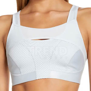 Soutien-gorge de sport sans couture de haute qualité pour femmes Vêtements de sport rembourrés imprimés avec logo avant pour le yoga, la course et d'autres sports Conception respirante - Product Image 2