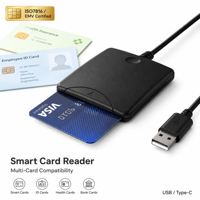 Lecteur de cartes à puce EMV OEM Rocketek pour ATM, cartes de crédit, cartes d'identité bancaires, ISO7816, CAC, PIV, lecteur/graveur de cartes intelligentes USB