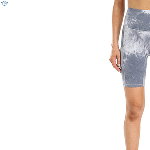 Pantalones cortos de yoga para mujer Pantalones cortos atléticos de cintura alta personalizados Correr Gimnasio Pantalones cortos de yoga cómodos y transpirables para mujer - Product Image 5