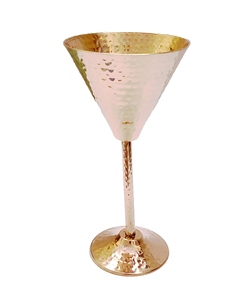 Gobelet à vin écologique 6oz en cuivre pur 100% de qualité supérieure fait à la main Mules de Moscou uniques Conception de calice Base en laiton Grand cadeau - Product Image 1