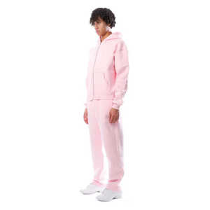 2 Custom Logo Cotton 2 Piece <b>Hoodie</b> and Jogger Set Unisex Premium Luxury Tracksuit Men Embroidery Sweatsuits - Product Image 2