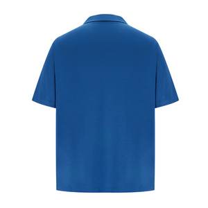 Chemise de golf classique légère à manches courtes pour homme, col chemise, fermeture éclair quart, décontractée, unie, anti-froissement, écologique, grande taille - Product Image 2