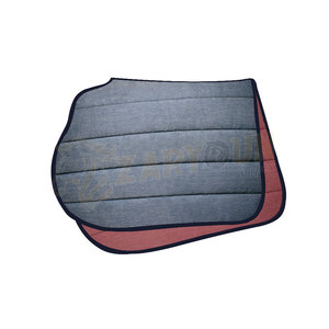 Tapis de Selle de Dressage Personnalisés de Haute Qualité, Antidérapants, pour Chevaux, Style Western et Anglais, Rembourrage en Polyester, Tissu Jean - Product Image 5