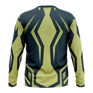 Camiseta de compresión de secado rápido para hombre, camiseta de gimnasio ligera personalizada, ropa activa transpirable sublimada completa, lavado sin costuras - Product Image 6