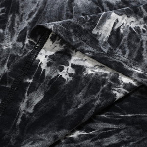 Venta al por mayor personalizado peso pesado 250gsm caída del hombro en blanco de gran tamaño tie Dye-Camiseta - Product Image 2