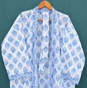 Traditional Floral Print Handmade Winter Fashion Long Sleeve Bohemian <b>Explosive</b> Women Kantha Jacket Vintage Kantha Long Jackets - Product Image 2