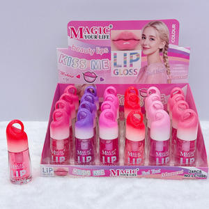 MAGIC YOUR LIFE Set de Brillo Labial con Lazo y Flor, Hidratante, No Pegajoso, Cremoso, con Logotipo Personalizado - Product Image 3