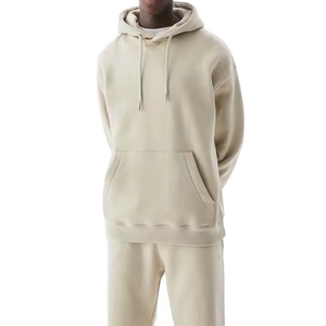 Ensemble sweat à capuche unisexe avec logo personnalisé Survêtement respirant pour homme avec impression bouffante pour l'hiver Survêtements brodés du fabricant grande taille - Product Image 3