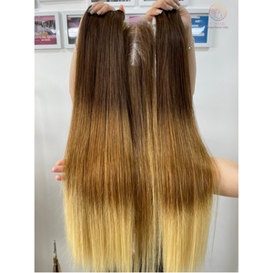 Paquetes de cabello humano Remy recto Natural de Grado Superior cierre 2X6 100% lujo crudo vietnamita suelta onda profunda cutícula completa alineada - Product Image 2