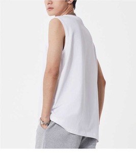 เสื้อกล้ามออกกำลังกายแขนกุดผู้ชายเสื้อออกกำลังกายลำลองเสื้อออกกำลังกายโลโก้กำหนดเองได้2025 - Product Image 6