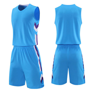 Ensemble de shorts et de maillots d'entraînement de basket-ball, tissu respirant à séchage rapide, vente en gros - Product Image 1