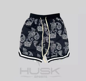 กางเกงขาสั้นลำลองสไตล์ฮิปฮอปสำหรับผู้ชาย ผ้าฝ้าย/โพลีเอสเตอร์ กันน้ำ เป็นมิตรกับสิ่งแวดล้อม เอวยางยืด เหมาะสำหรับฤดูร้อน - Product Image 4