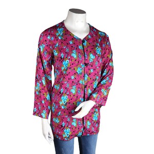 เสื้อสตรีสไตล์ตะวันตก-หลายไซส์ S ผ้าลอน - Product Image 1
