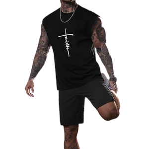 Débardeur sans manches à séchage rapide pour homme, en coton, respirant, pour gym, fitness, coupe ample - Product Image 5