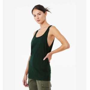 Cropped <b>Women's</b> Solid T-Shirt <b>Top</b> Seamless Street Wear Stretch Rib <b>Knit</b> Sleeveless Casual <b>Tank</b> <b>Top</b> <b>Women</b> - Product Image 1