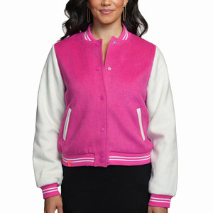 Chaqueta universitaria de ajuste cómodo para mujer, ropa de calle de último diseño, nueva llegada, chaqueta universitaria transpirable para mujer - Product Image 3