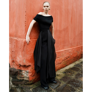 ผ้าพันคอผืนยาวเนื้อผ้านุ่มลื่นไหลนุ่มนวลทำให้ดูโปร่งแสง - Product Image 2