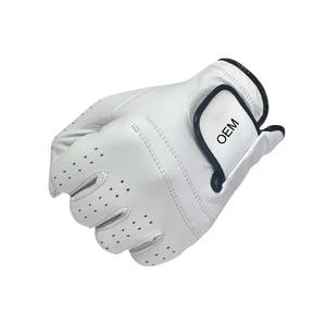 Promotion en gros Fine Cabretta gants de golf en cuir d'agneau véritable en peau de mouton personnalisé OEM pour hommes/femmes utilisation sportive - Product Image 3