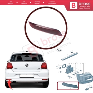 Reflector de Parachoques Trasero Derecho BSP1073 6C0945106B para Polo Vento Derby Classic 2015-2017 - Product Image 5
