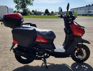 (EF) Scooter Moped 200cc Condor Tank 4 temps EFI à essence avec freins à disque - SADDLE BAG TANK 200 - Product Image 2