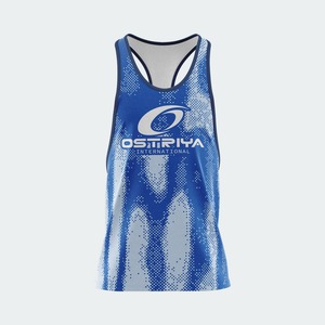 เสื้อกล้ามออกกำลังกายผู้ชาย OEM ผ้าโพลีเอสเตอร์ระบายอากาศ ชุดกีฬา ปรับแต่งได้ เสื้อสายเดี่ยวโชว์กล้าม แนวลำลอง ฟิตเนส เพาะกาย - Product Image 6