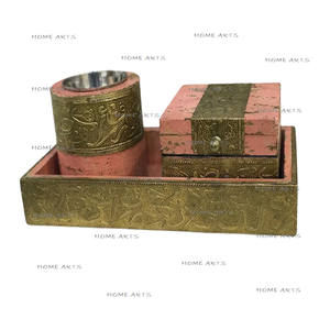 Brûleur de Oud MOP de qualité exclusive Brûleur Bakhoor de taille et de forme personnalisées avec boîte de rangement et plateau de bijoux - Product Image 3