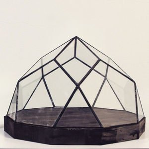 Mini Eco-Friendly Glass Cloche Terrarium Dome Moss Garden Decor Indoor Planter Wholesale Tabletop <b>Vase</b> Style Crystal <b>Vases</b> - Product Image 3