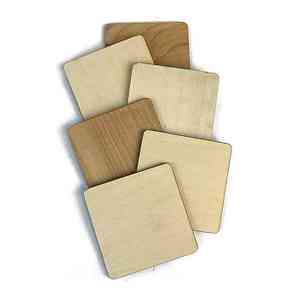 Nuevo aspecto con precio razonable Posavasos de azulejos hechos a mano Madera de nogal Diseño personalizado Fabricación india con calidad superior - Product Image 2