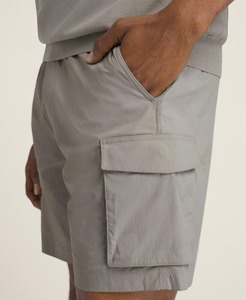 Uniformes de tennis solides et écologiques pour hommes, short décontracté en tissu respirant confortable et à séchage rapide 100% polyester - Product Image 1