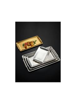 Bandeja de servicio clásica de acero inoxidable para centros de mesa decorativos arreglos de velas Presentación de ocasiones especiales de vacaciones - Product Image 6