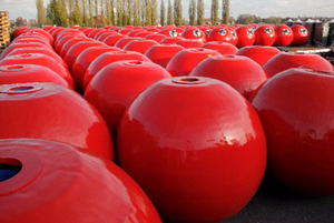 Bouée d'<span class=keywords><strong>ancre</strong></span> ronde à billes, Boule de pare-chocs de quai Bouclier gonflable en vinyle Protection Bouées d'amarrage marines - Product Image 5