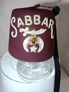 VTG maçonnique Shriner marron Fez chapeau francs-maçons maçonnique chapeau haute qualité personnalisé meilleure vente vente vente chaude Fezz - Product Image 2