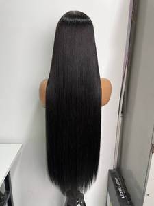 Precio al por mayor Natural crudo vietnamita HD cabello humano encaje frente pelucas baratas cutícula alineada sedoso recto onda 28 pulgadas - Product Image 2